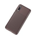 RMPACK Samsung Galaxy A50 A30S Tok Szilikon TPU Carbon Fiber - Karbon Minta Barna