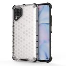 RMPACK Huawei P40 Lite Shock-Proof Szilikon Tok Ütésálló Kivitel Honeycomb Style Áttetsző