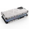 RMPACK Huawei P40 Lite Shock-Proof Szilikon Tok Ütésálló Kivitel Honeycomb Style Áttetsző
