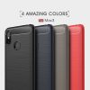 RMPACK Xiaomi Mi Max 3 Szilikon Tok Ütésállókivitel Karbon Mintázattal Fekete