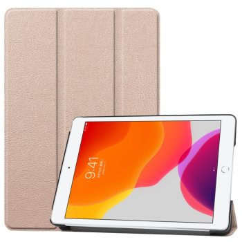RMPACK iPad 10.2 (2020) (2019) Tok Tri-Fold Series Kitámasztható Arany   RMPACK iPad 10.2 (2020) (2019) Tok Tri-Fold Series Kitámasztható Arany
