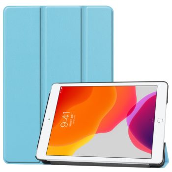 RMPACK iPad 10.2 (2020) (2019) Tok Tri-Fold Series Kitámasztható Világoskék   RMPACK iPad 10.2 (2020) (2019) Tok Tri-Fold Series Kitámasztható Világoskék