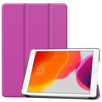 RMPACK iPad 10.2 (2020) (2019) Tok Tri-Fold Series Kitámasztható Lila   RMPACK iPad 10.2 (2020) (2019) Tok Tri-Fold Series Kitámasztható Lila