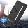 RMPACK iPad 10.2 (2020) (2019) Ütésálló Tok Shockproof Series Kitámasztható PC+TPU 2in1 Pencil Tartóval Fekete