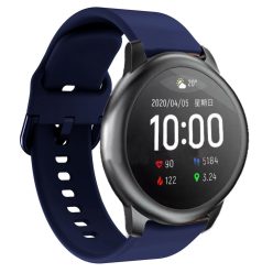   RMPACK Xiaomi Haylou Solar LS05 Óraszíj - Pótszíj Szilikon Sötétkék