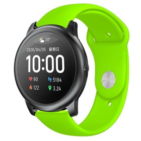   RMPACK Xiaomi Haylou Solar LS05 Szilikon Pótszíj Óraszíj Elegant Series UVZöld