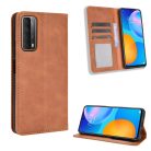 RMPACK Huawei P Smart 2021 Notesz Tok Retro Style Barna