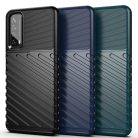 RMPACK Huawei P Smart 2021 Szilikon Tok Twill Ütésálló Thunder Series Kivitel Zöld