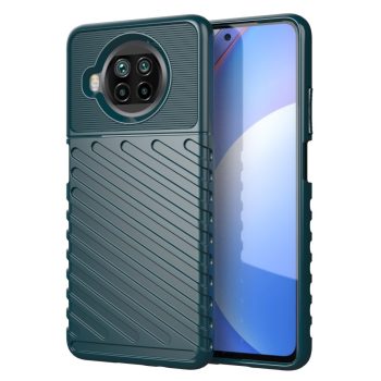 RMPACK Xiaomi Mi 10T Lite 5G Szilikon Tok Twill Ütésálló Thunder Series Kivitel Zöld   RMPACK Xiaomi Mi 10T Lite 5G Szilikon Tok Twill Ütésálló Thunder Series Kivitel Zöld