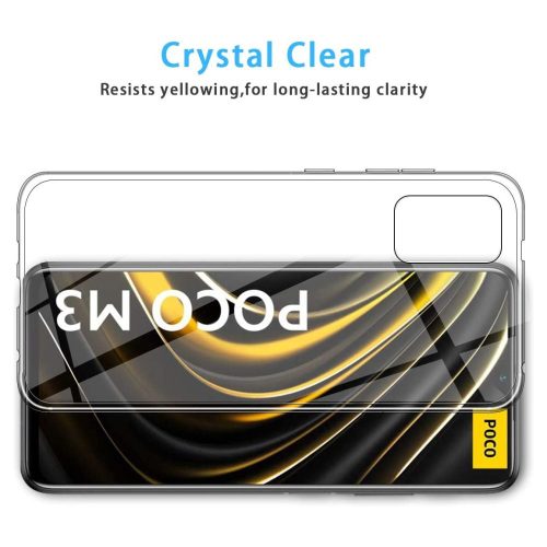 RMPACK Xiaomi Poco M3 Szilikon Tok TPU Flexible Védőtok Áttetsző