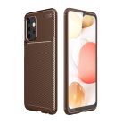 RMPACK Samsung Galaxy A32 5G Tok Szilikon TPU NEW Carbon Fiber - Karbon Minta Barna