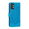 RMPACK Samsung Galaxy A32 5G Notesz Tok Mandala Mintás Kártyartóval- Kitámasztható Kék