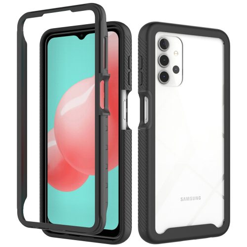 RMPACK Samsung Galaxy A32 5G ShockProof Ütésálló Tok 360 Totally Protection PC+TPU Fekete