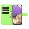 RMPACK Samsung Galaxy A32 5G Notesz Tok Business Series Kitámasztható Bankkártyatartóval Zöld