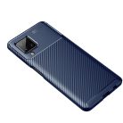 RMPACK Samsung Galaxy A12 Tok Szilikon TPU NEW Carbon Fiber - Karbon Minta Sötétkék