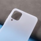 RMPACK Samsung Galaxy A12 Mintás Szilikon Tok TPU Csúszásmentes Candy Series Tejfehér