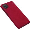 RMPACK Samsung Galaxy A12 Notesz Tok NILLKIN Qin Bőr Notesz Tok Piros