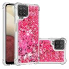 RMPACK Samsung Galaxy A12 TPU Szilikon Tok Glitteres Csillámló Pink