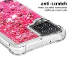 RMPACK Samsung Galaxy A12 TPU Szilikon Tok Glitteres Csillámló Pink