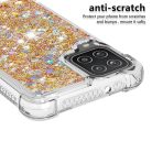 RMPACK Samsung Galaxy A12 TPU Szilikon Tok Glitteres Csillámló Arany