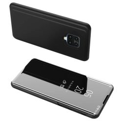   Huawei Honor 9 Lite Notesz Tok Clear View - Hívás mutató funkcióval Fekete