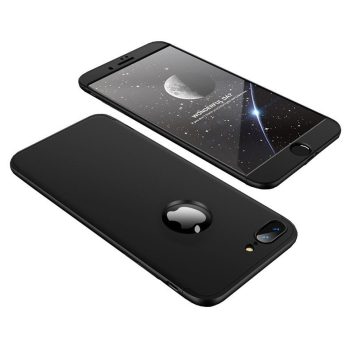 iPhone 8 Plus GKK Ütésálló Tok Full Protection Fekete iPhone 8 Plus GKK Ütésálló Tok Full Protection Fekete