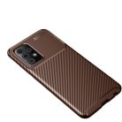 RMPACK Samsung Galaxy A52 5G Tok Szilikon TPU NEW Carbon Fiber - Karbon Minta Barna