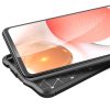 RMPACK Samsung Galaxy A52 5G Szilikon Tok Bőrmintázattal TPU Prémium Fekete