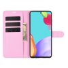 RMPACK Samsung Galaxy A52 5G Notesz Tok Business Series Kitámasztható Bankkártyatartóval Rózsaszín