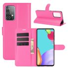 RMPACK Samsung Galaxy A52 5G Notesz Tok Business Series Kitámasztható Bankkártyatartóval Pink