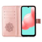 RMPACK Samsung Galaxy A52 5G Notesz Tok Dream Catcher - Álomfogó Mintás Kártyartóval- Kitámasztható Rózsaarany