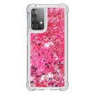 RMPACK Samsung Galaxy A52 5G Szilikon Tok TPU Csillámló Shining TPU Pink