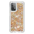 RMPACK Samsung Galaxy A52 5G Szilikon Tok TPU Csillámló Shining TPU Arany