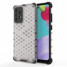 RMPACK Samsung Galaxy A52 5G Ütésállókivitel Szilikon Tok Honeycomb Shock-Proof TPU Szürke