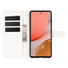 RMPACK Samsung Galaxy A72 5G Notesz Tok Business Series Kitámasztható Bankkártyatartóval Fehér