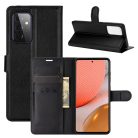 RMPACK Samsung Galaxy A72 5G Notesz Tok Business Series Kitámasztható Bankkártyatartóval Fekete