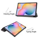 RMPACK Samsung Galaxy TAB S6 Lite 10.4 Notesz Tok Kitámasztható Mintás Colorful Series A02