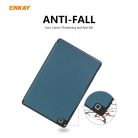 RMPACK Samsung Galaxy TAB S6 Lite 10.4 Tok ENKAY Tri-Fold Series SMART Ébresztő Funkcióval - Toll tartóval Zöld