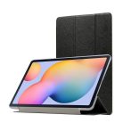 RMPACK Samsung Galaxy TAB S6 Lite 10.4 Notesz Tok ENAKY Silk Series SMART Funkcióval - Extra Slim Fekete