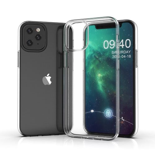 RMPACK Apple iPhone 12 6.1' Szilikon Tok Clear Soft TPU Áttetsző