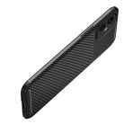 RMPACK Apple iPhone 12 6.1' Tok Szilikon TPU NEW Carbon Fiber - Karbon Minta Fekete