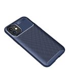 RMPACK Apple iPhone 12 6.1' Tok Szilikon TPU NEW Carbon Fiber - Karbon Minta Kék