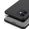 RMPACK Apple iPhone 12 6.1' Notesz Tok Mirror View Window Tükrözödő Felülettel Fekete