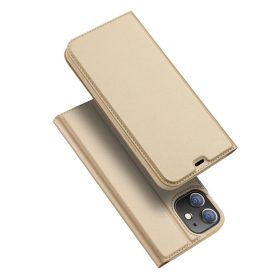   RMPACK Apple iPhone 12 / iPhone 12 Pro 6.1' Tok Dux Ducis Skin Pro Series Notesz Kártyatartóval Premium Arany