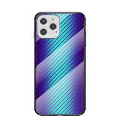   RMPACK Apple iPhone 12 / iPhone 12 Pro 6.1' Tok Tempered Glass Hátlap + PC TPU Keret Carbon Series A04