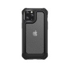 RMPACK Apple iPhone 12 / iPhone 12 Pro 6.1' Tok Ütésállókivitel Carbon Fiber PC TPU Fekete