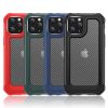 RMPACK Apple iPhone 12 / iPhone 12 Pro 6.1' Tok Ütésállókivitel Carbon Fiber PC TPU Fekete