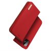 RMPACK Apple iPhone 12 / iPhone 12 Pro 6.1' Bőrtok Notesz Dux Ducis Wish Series Premium Piros