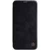 RMPACK Apple iPhone 12 / iPhone 12 Pro 6.1' Nillkin Tok Qin Series Bőrmintázattal Fekete