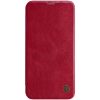 RMPACK Apple iPhone 12 / iPhone 12 Pro 6.1' Nillkin Tok Qin Series Bőrmintázattal Piros